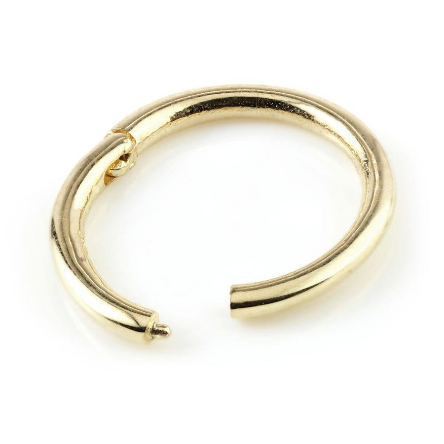 14ct Gold Plain Segment Hinge Ring (1.2mm)